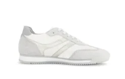 Gabor White and Grey Comfort Trainer|8343011