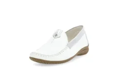 Gabor White and Silver Comfort Slip On|8609050W