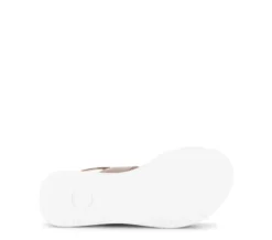 Gabor White and Tan Strap Sandal|8274452