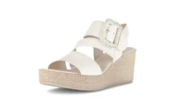 Gabor White Wedge Sandal|8477120