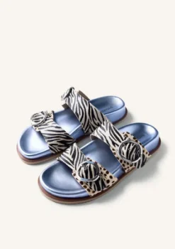 Gioseppo Animal Print Mule|78025BLU