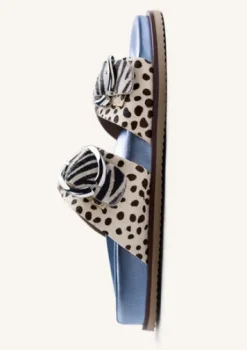 Gioseppo Animal Print Mule|78025BLU