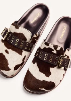 Gioseppo Cow Hide Mule|76107COW