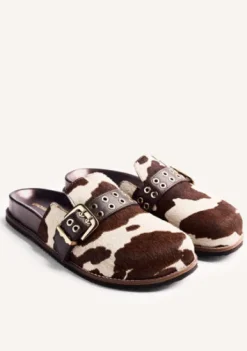 Gioseppo Cow Hide Mule|76107COW