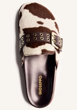 Gioseppo Cow Hide Mule|76107COW
