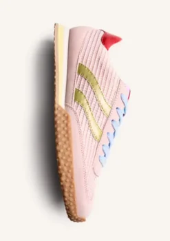 Gioseppo Pink Leather and Mesh Trainer|78029PNK