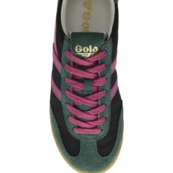 Gola Black, Pine and Fuchsia Trainer| CLB577BN