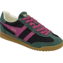 Gola Black, Pine and Fuchsia Trainer| CLB577BN