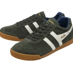 Gola Dark Khaki and Marine Blue Trainer|CMA192HI