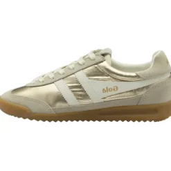 Gola Gold and Off White Trainer|CLB858YW