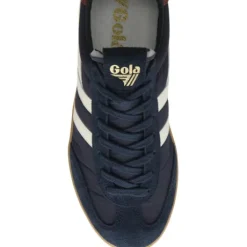 Gola Navy, Off White, Red Trainer|CMB871EW