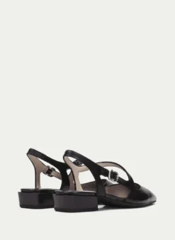 Hispanitas Black Pointy Sling Back |HV264773B