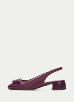 Hispanitas Cherry Leather Sling Back|HV264744C
