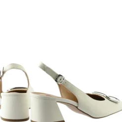 Hogl Beige Leather Sling Back|1046231200