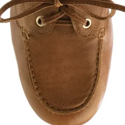 Hogl Brown Leather Boat Shoe|1005462200