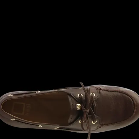 Hogl Brown Modern Boat Shoe|1005468100