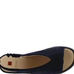 Hogl Navy Sling Back Platform|1025223200