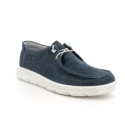 Igi & Co Navy Jeans Comfort Laced Shoe|1114200