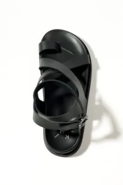 KMB black Strap Sandal|A7722N