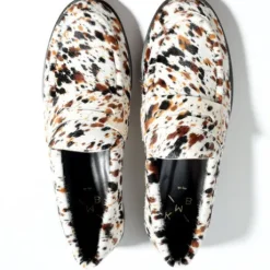 KMB Cow Print Loafer|A7549P