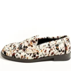 KMB Cow Print Loafer|A7549P