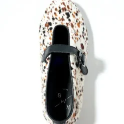 KMB Cow Print Mary Jane |A7527P