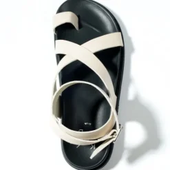 KMB Latte Leather Strap Sandal|A7722L