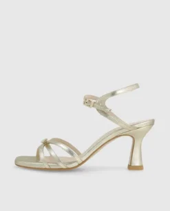 Lodi Metallic High Heel Sandal|LUKIC3