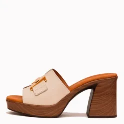 Oh My Sandals Block Heel Mule|5930WHT