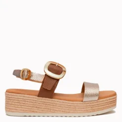 Oh My Sandals Brown Platform|6024BRN