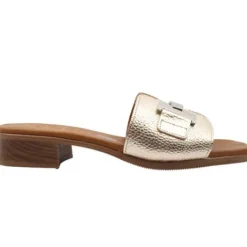 Oh My Sandals Gold Mule|5890GLD