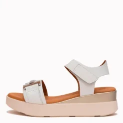 Oh My Sandals White Wedge|5962WHT
