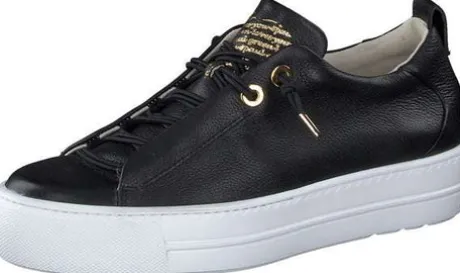 Paul Green Black Platform Trainer|5017028