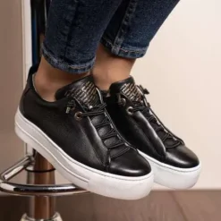 Paul Green Black Platform Trainer|5017028