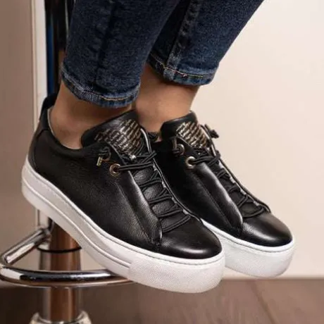 Paul Green Black Platform Trainer|5017028