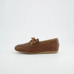 Paul Green Brown Leather Loafer|1136099
