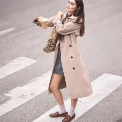 Paul Green Brown Leather Loafer|1136099