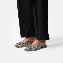 Paul Green Leo Print Sling Back|6090070