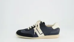 Paul Green Navy Leather Trainer|5490059