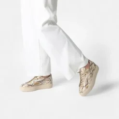 Paul Green Platform Snake Print Trainer|5317079