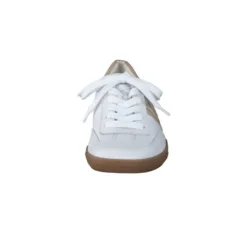 Paul Green White & Taupe Retro Trainer| 5450010