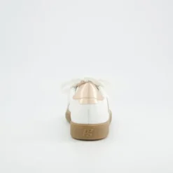 Paul Green White and Beige Suede Trainer|5437119