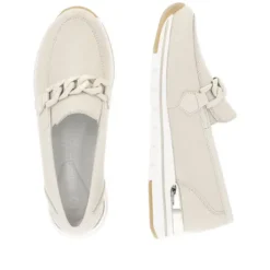 Remonte Beige Mini Wedge Loafer|R671160W