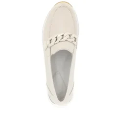 Remonte Beige Mini Wedge Loafer|R671160W