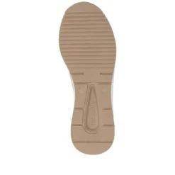 Remonte Beige Wide Fit Mini Wedge Trainer|D0T1860