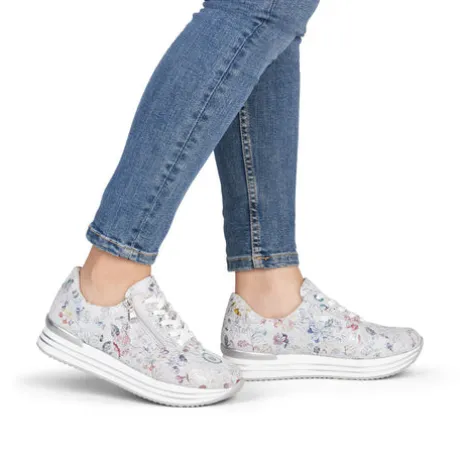 Remonte Floral Mini Wedge Trainer|D132690