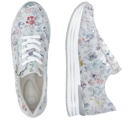 Remonte Floral Mini Wedge Trainer|D132690