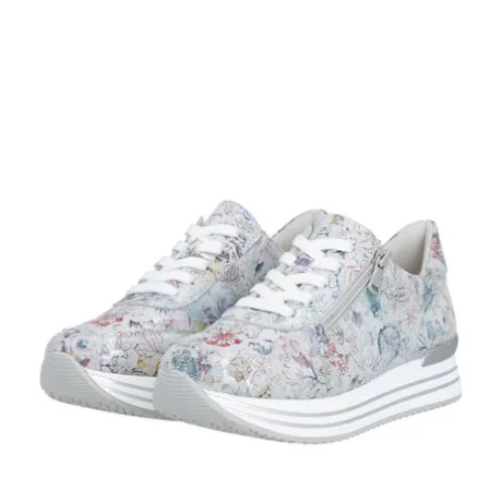 Remonte Floral Mini Wedge Trainer|D132690