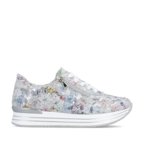 Remonte Floral Mini Wedge Trainer|D132690