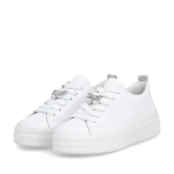 Remonte White Platform Trainer|D1C0382